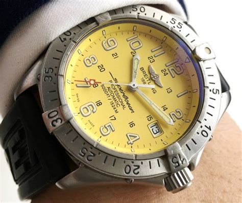 breitling yellow dial on celebrities